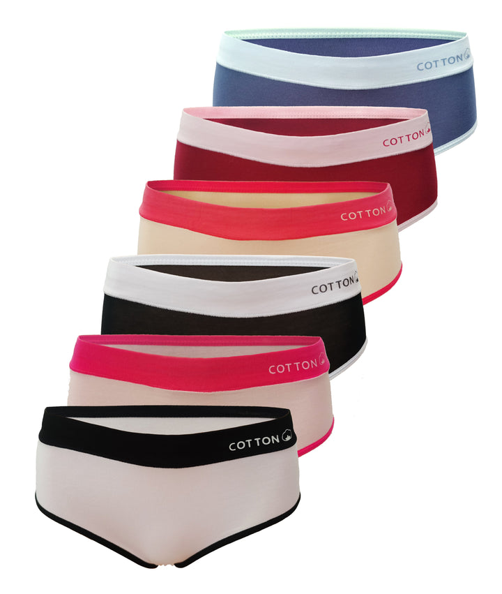 Women's panties COTTON YW4151 - 3 pcs in a pack