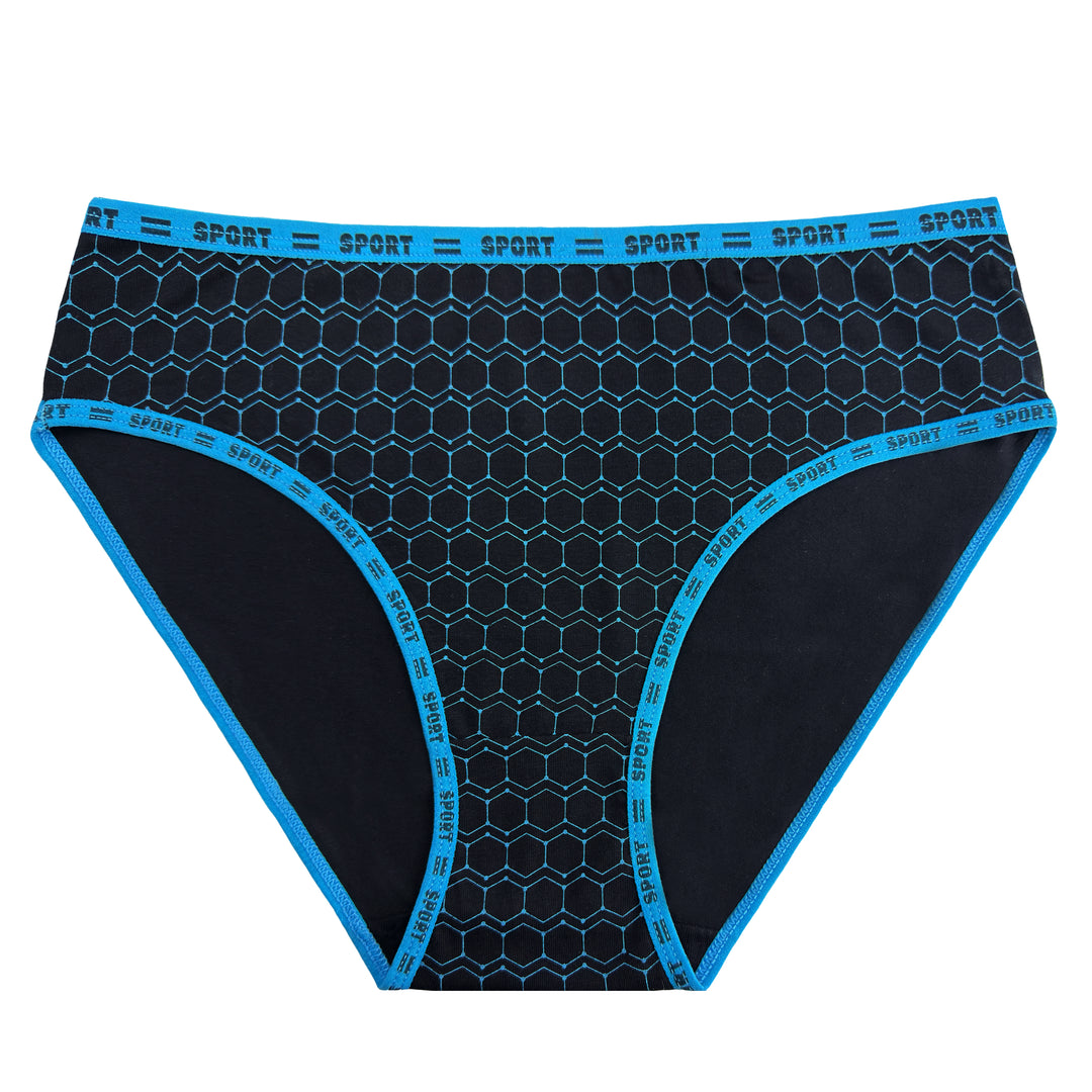 Women's honeycomb breathable ladies hipster panties YW4235 - 3 pieces per pack