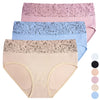 Women's high waist cotton Panties YW4259 - 3 pcs in a pack