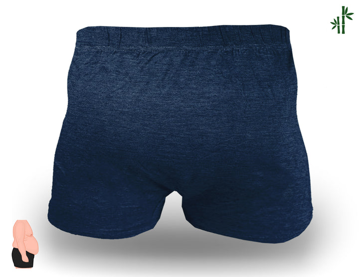 Men's loose elastic waistband soft breathable boxer shorts FM603, 4 pieces per pack