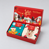 Women’s Cotton-Blend Socks in a Christmas Gift Box ECC2984MC-2 Pairs