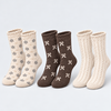 Damen-Thermowollsocken mit dekorativen Mustern TNV5526 - 3 Paar
