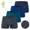 Men's bamboo boxers B/M6818 4pcs in a pack