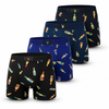 Men's bamboo boxers Beer M6795AL 4pcs in a pack