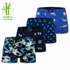 Men's bamboo boxers M6801 4pcs in a pack