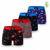 Men's bamboo boxers M6792AL 4pcs in a pack