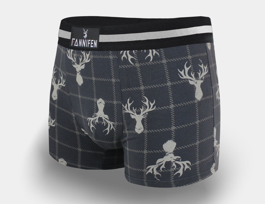 Men's cotton boxer briefs DEER G5116A - 4 pcs in a pack