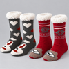 Women’s Thermal Animal Pattern Socks with Fluffy Cuffs WW047-2 Pairs