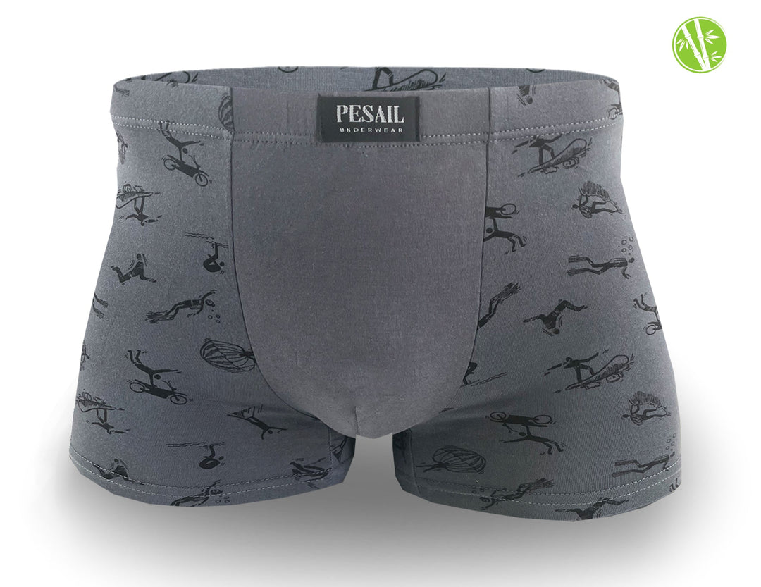 Teen bamboo boxers Skateboard UM0170 4pcs