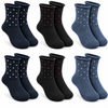Women’s Non-Binding Medical Socks with Stars Pattern CZ-113 - 6 Pairs
