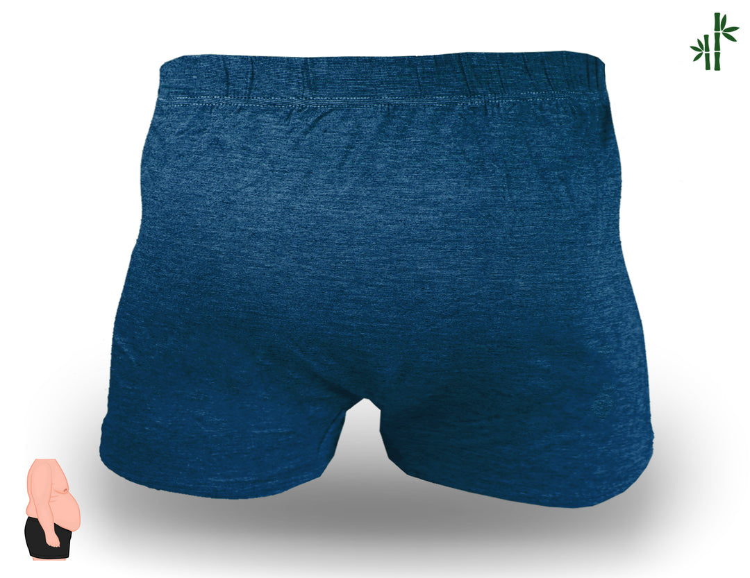 Men's loose elastic waistband soft breathable boxer shorts FM603, 4 pieces per pack