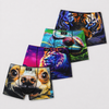 FANNIFEN Men’s Animal Print Boxer Briefs – 4 pcs in a Pack