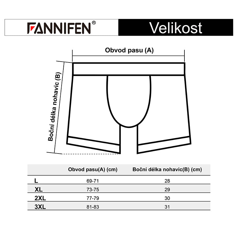 Men's cotton boxers G5129 - 4 pcs in a pack