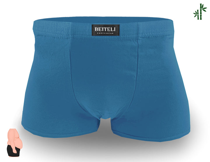 Men's Loose Breathable Soft Moisture-Wicking with Fly Underwear FM602, 4 pieces per pack