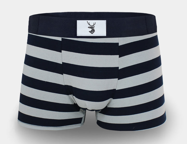 Men's cotton boxer briefs STRIPES G5121A - 4 pieces per pack