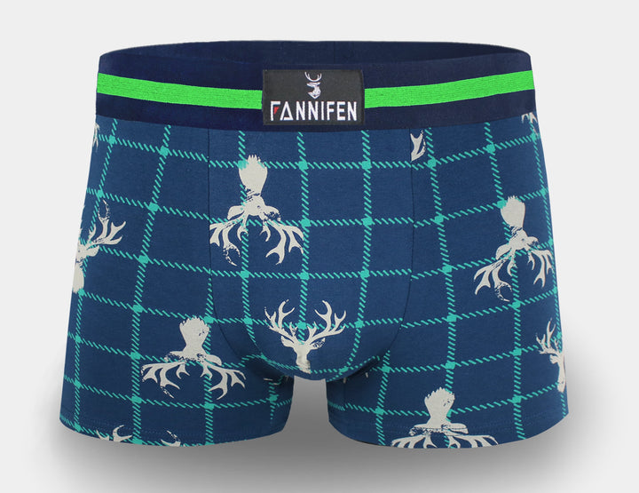 Men's cotton boxer briefs DEER G5116A - 4 pcs in a pack