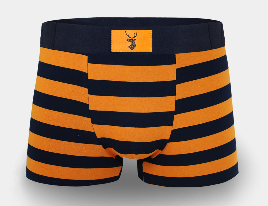 Men's cotton boxer briefs STRIPES G5121A - 4 pieces per pack